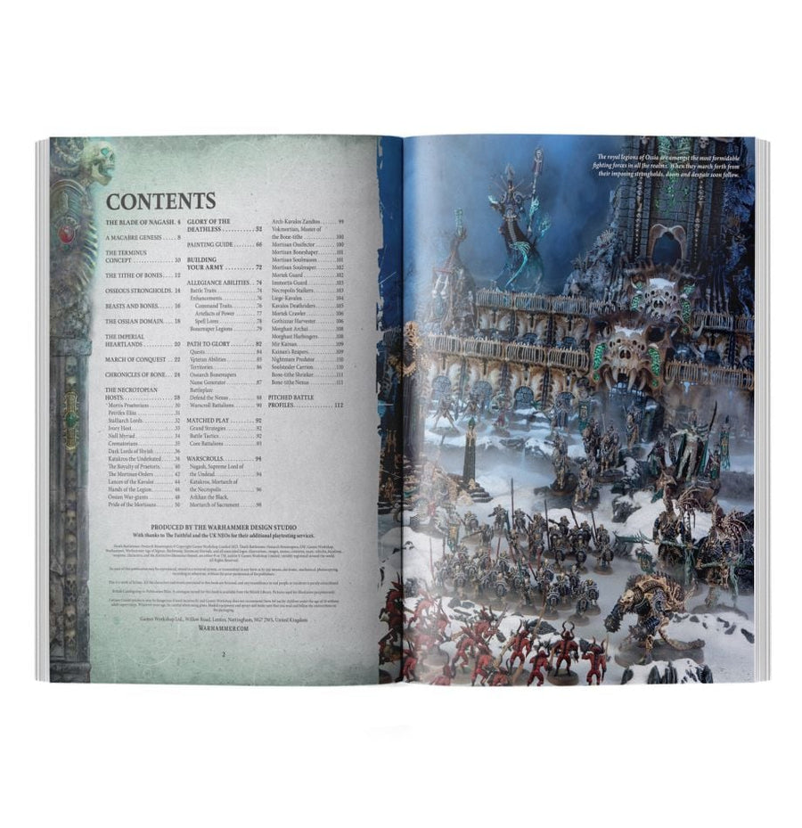 Warhammer Age Of Sigmar - Battletome: Ossiarch Bonereapers - Gathering Games