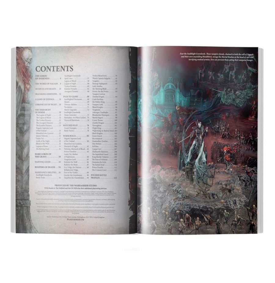 Warhammer Age Of Sigmar - Battletome: Soulblight Gravelords - Gathering Games