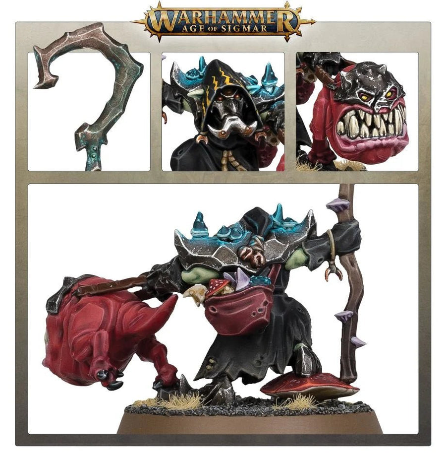 Warhammer Age Of Sigmar - Gloomspite Gitz: Squigboss with Gnasha-squig - Gathering Games