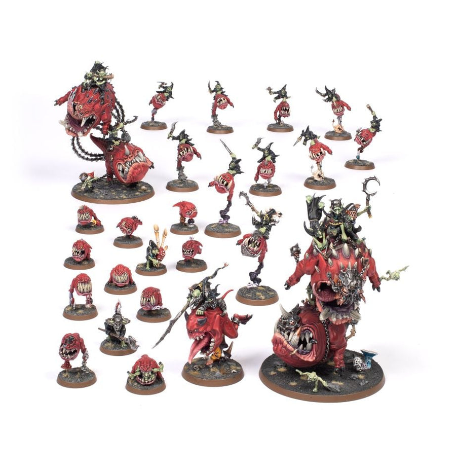 Warhammer Age Of Sigmar - Gloomspite Gitz: Stampeding Squigalanche Battleforce - Gathering Games