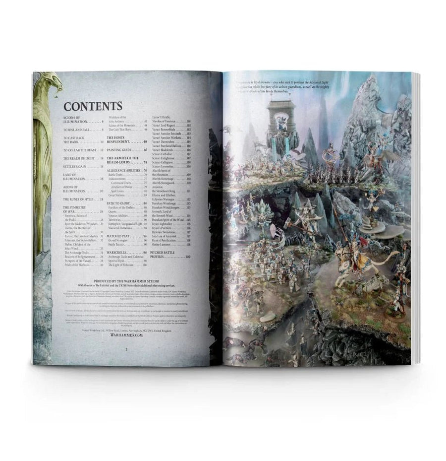 Warhammer Age Of Sigmar - Lumineth Realm-Lords: Battletome - Gathering Games
