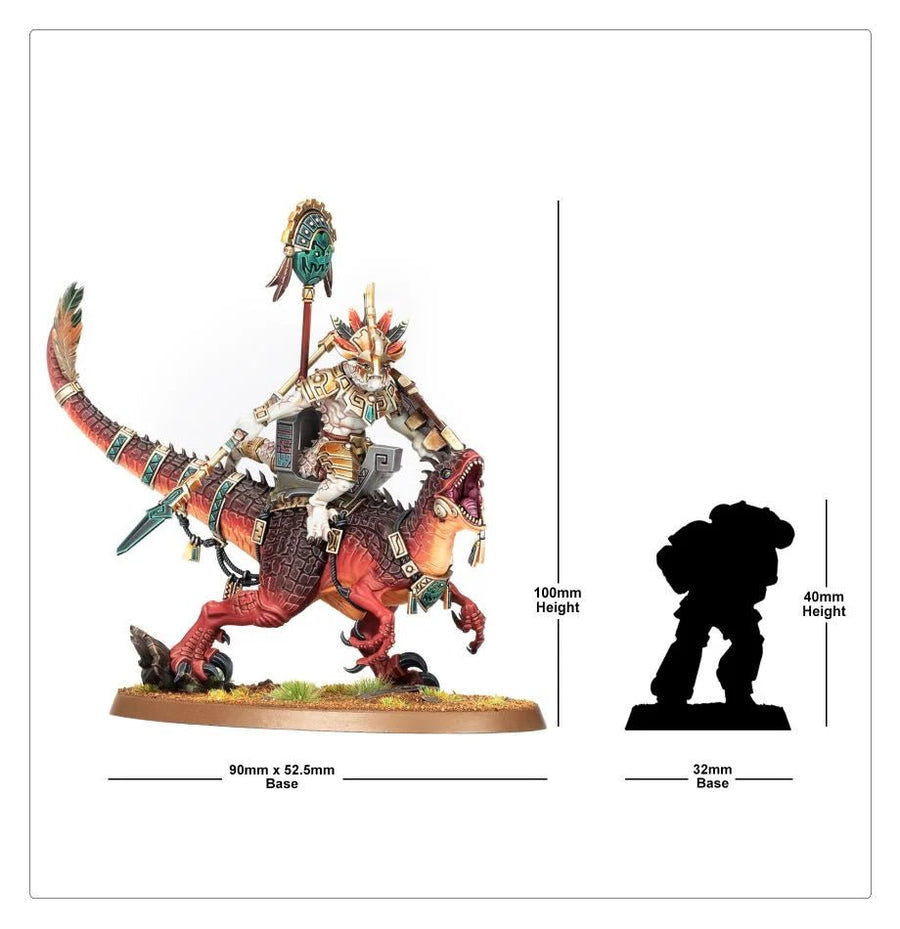 Warhammer Age Of Sigmar: Seraphon - Saurus Scar-Veteran on Aggradon - Gathering Games