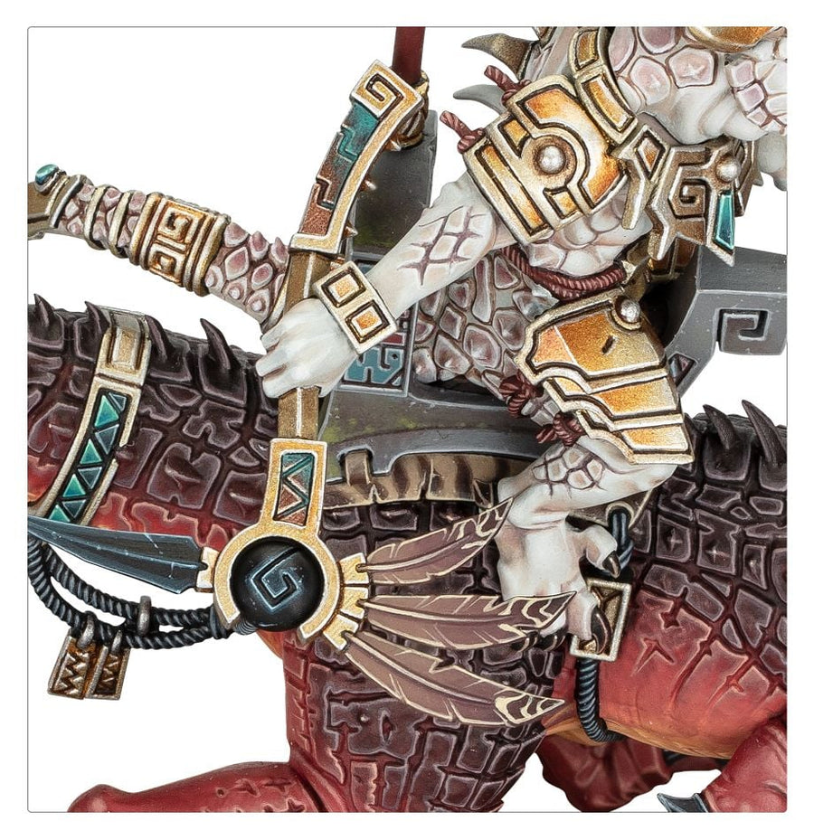 Warhammer Age Of Sigmar: Seraphon - Saurus Scar-Veteran on Aggradon - Gathering Games