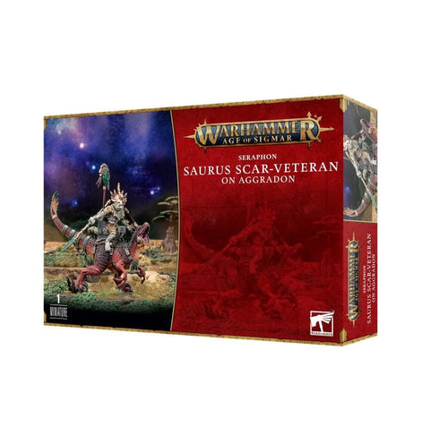 Warhammer Age Of Sigmar: Seraphon - Saurus Scar-Veteran on Aggradon - Gathering Games