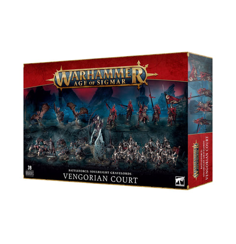 Warhammer Age Of Sigmar: Soulblight Gravelords Battleforce - Vengorian Court - Gathering Games