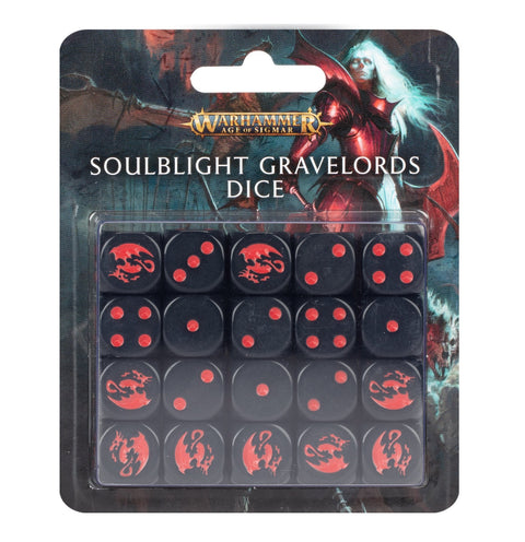 Warhammer Age Of Sigmar - Soulblight Gravelords: Dice Set - Gathering Games
