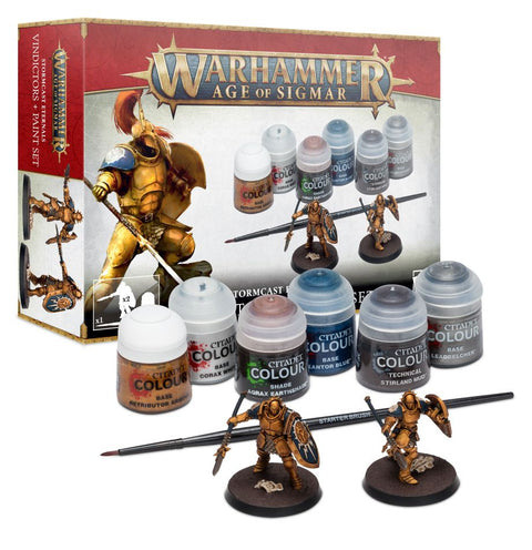 Warhammer: Age of Sigmar Stormcast Eternals + Paint Set - Gathering Games