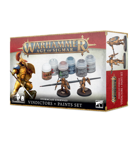 Warhammer: Age of Sigmar Stormcast Eternals + Paint Set - Gathering Games