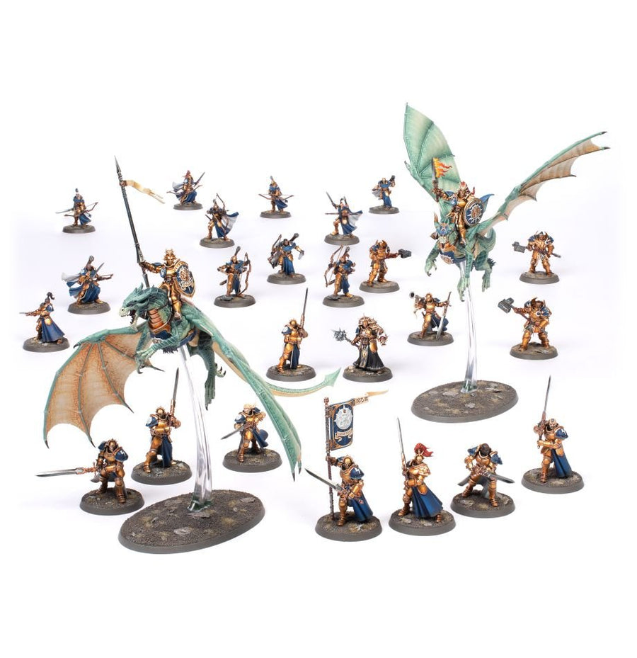 Warhammer Age Of Sigmar - Stormcast Eternals: Thunderstrike Spearhead Battleforce - Gathering Games