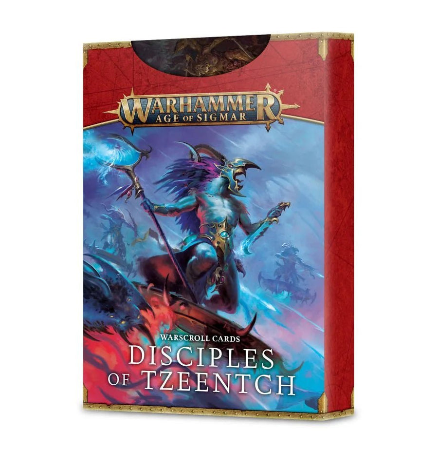 Warhammer Age Of Sigmar: Warscroll Cards: Disciples of Tzeentch - Gathering Games