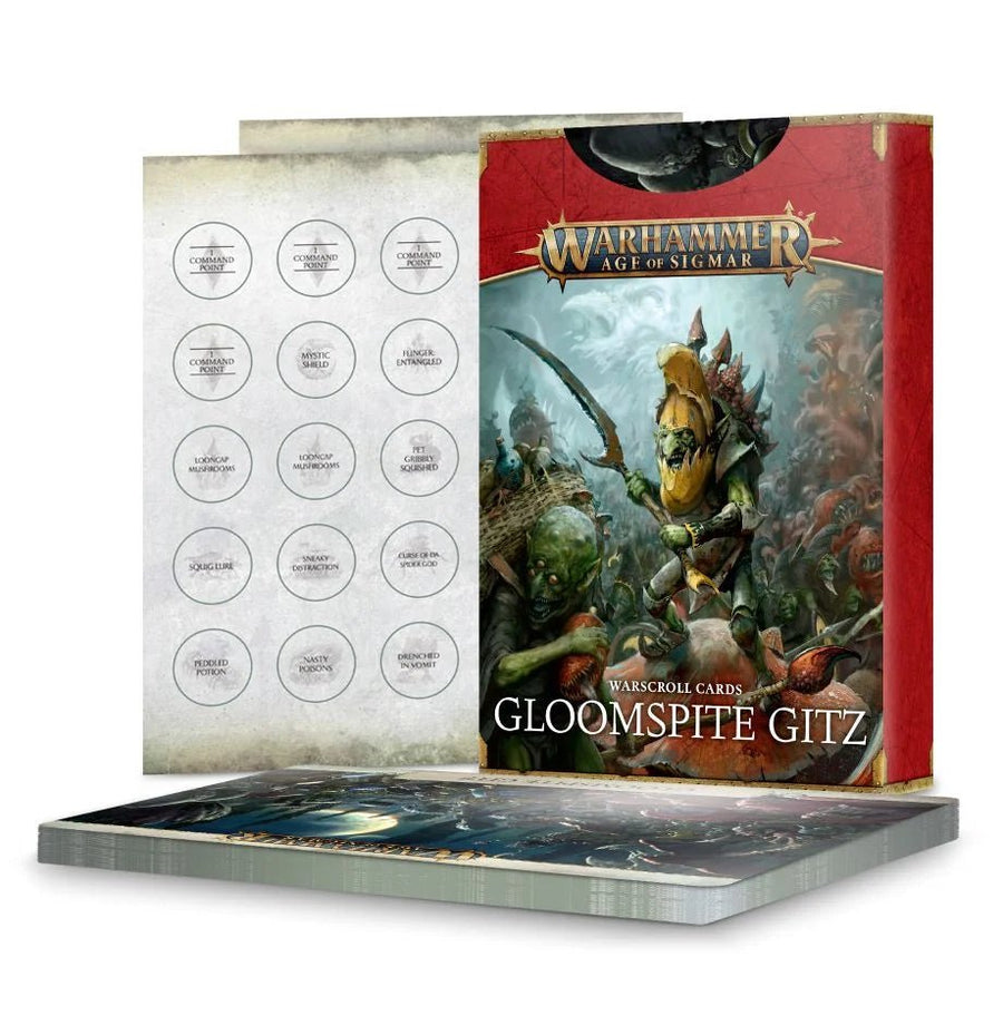 Warhammer Age Of Sigmar - Warscroll Cards: Gloomspite Gitz - Gathering Games