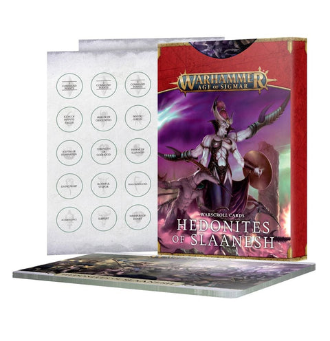 Warhammer Age Of Sigmar: Warscroll Cards - Hedonites of Slaanesh - Gathering Games