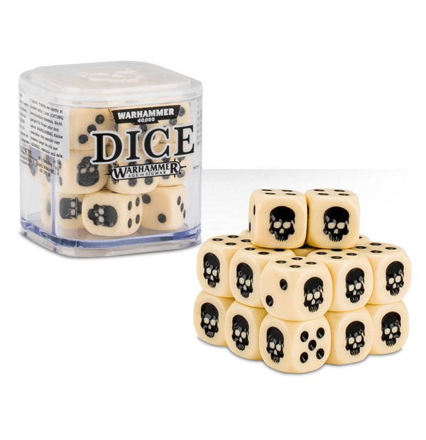 Warhammer - Citadel 12mm Dice Set (White) - 1