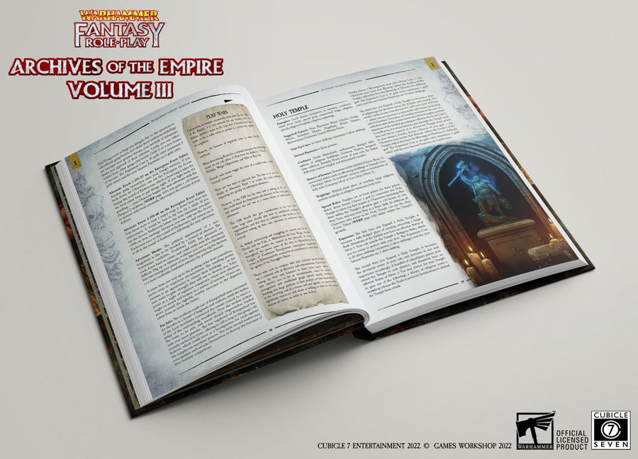 Warhammer Fantasy Roleplay - Archives Of The Empire Vol. 3 - Gathering Games