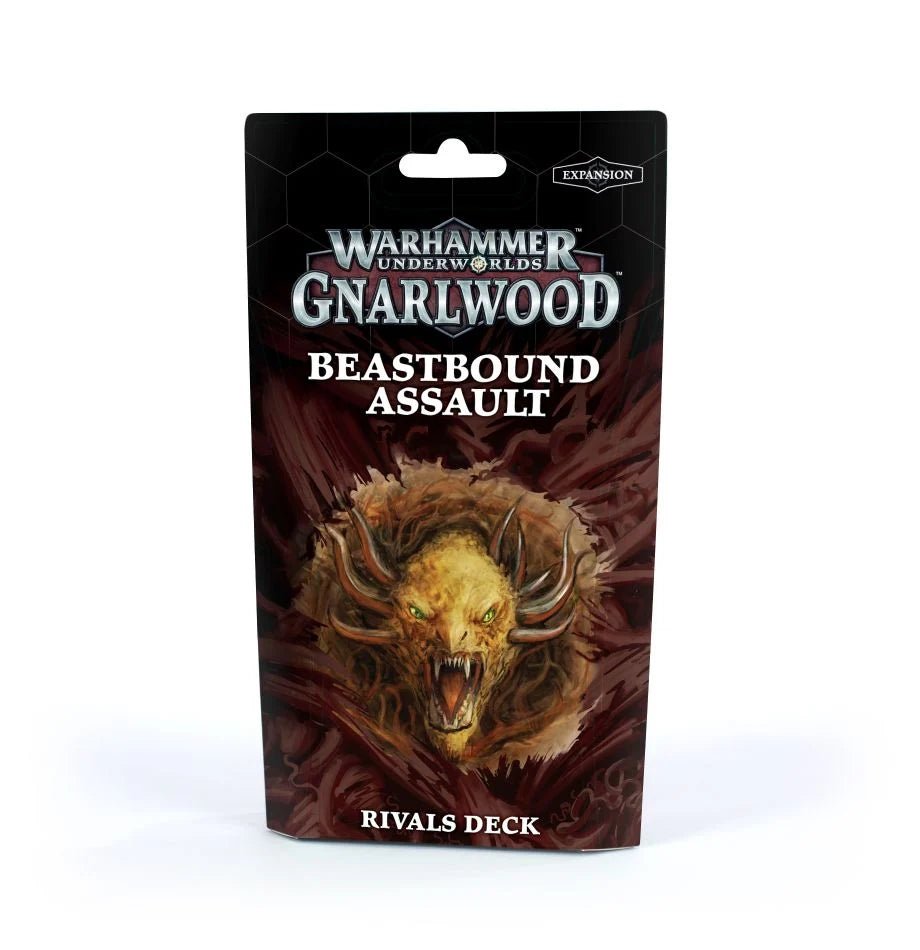 Games Workshop Warhammer Underworlds: Gnarlwood – Beastbound Assault Rivals Deck (32 Karten)