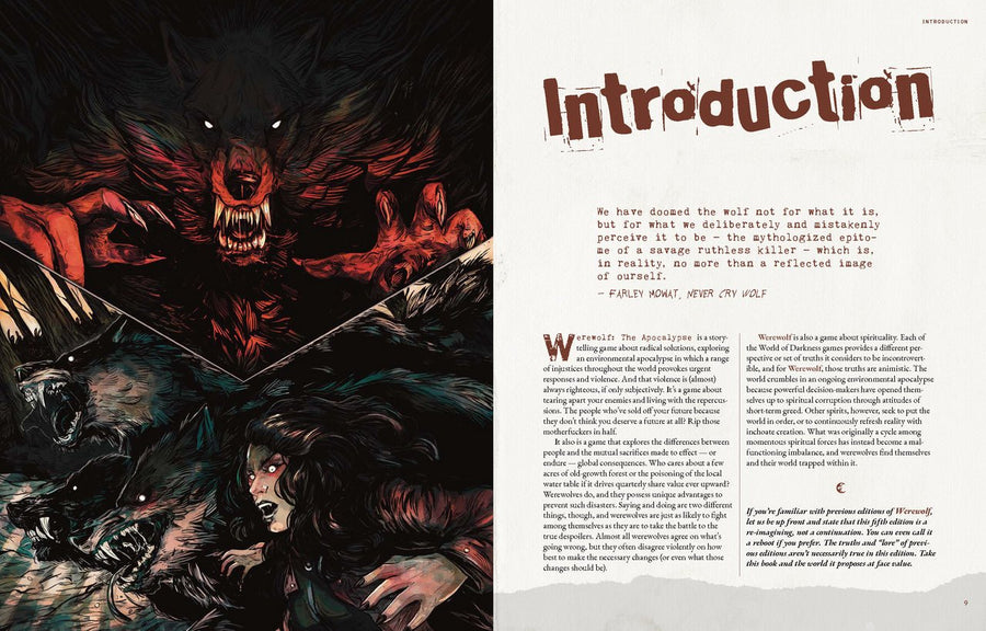 Werewolf: The Apocalypse 5th Edition Core Rulebook - Gathering Games
