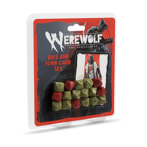 Werewolf: The Apocalypse 5th Edition - Dice and Form Card Set - Gathering Games