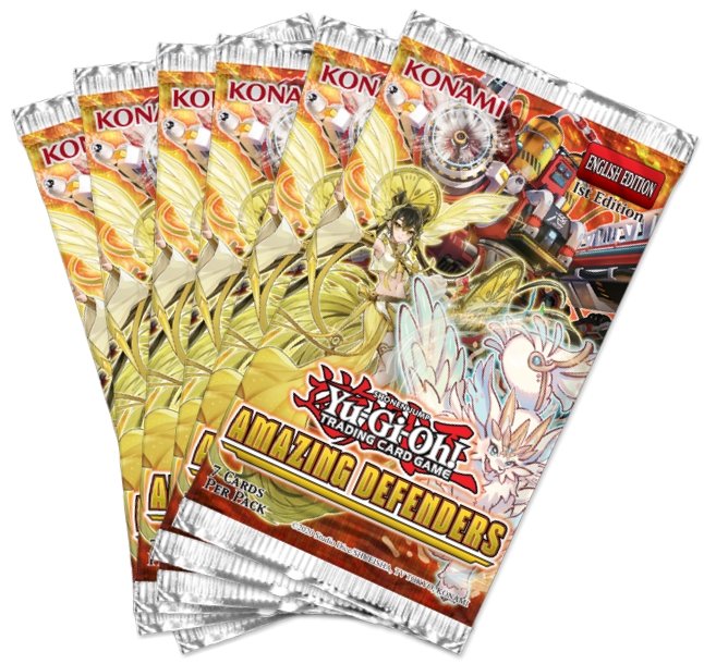 Yu-Gi-Oh! - Amazing Defenders 6 x Boosters - Gathering Games
