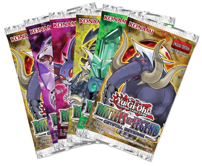 Yu-Gi-Oh! - Battles of Legend: Crystal Revenge 6 x Boosters - Gathering Games