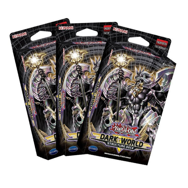 Yu-Gi-Oh! - Dark World Structure Deck x 3 | Trading Card Games | Gathering Games Yu-Gi-Oh! - Dark World Structure Deck x 3 | Trading Card Games | Gathering Games