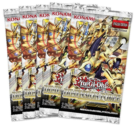 Yu-Gi-Oh! - Dimension Force - 6 x Boosters - Gathering Games