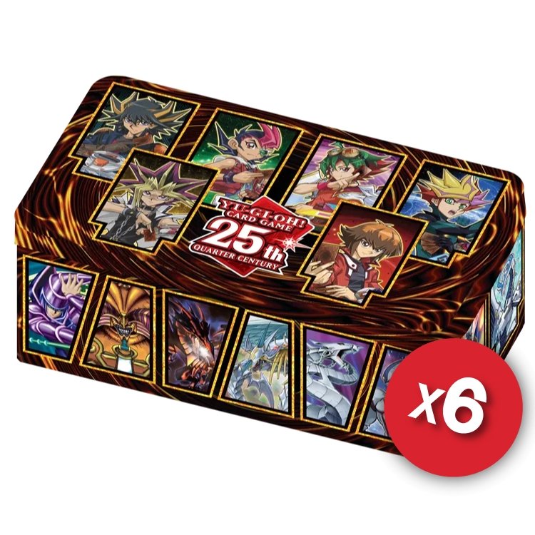 Yu-Gi-Oh! - Dueling Heroes 25th Anniversary Tin x 6 - Gathering Games