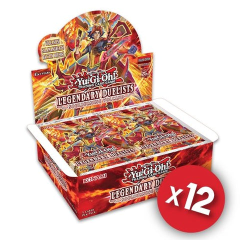 Yu-Gi-Oh! - Legendary Duelists 10: Soulburning Volcano Case (12 Booster Boxes) - Gathering Games