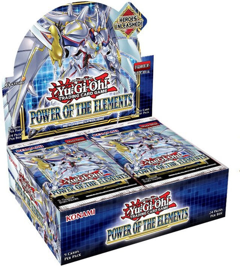 Yu-Gi-Oh! - Power Of The Elements - Booster Box (24 packs) - Gathering Games