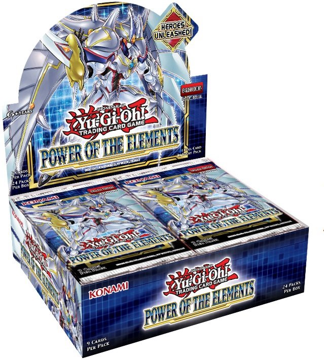 Yu-Gi-Oh! - Power Of The Elements - Booster Box (24 packs) - Gathering Games