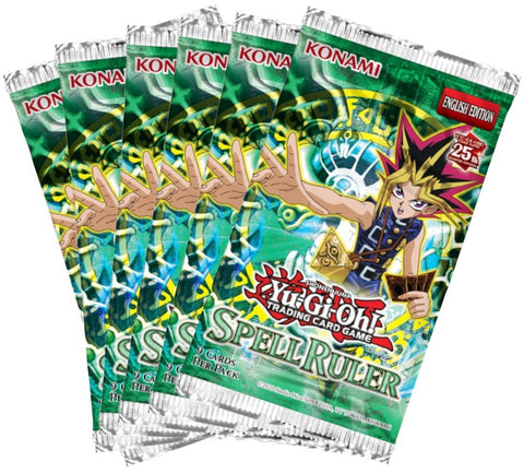 Yu-Gi-Oh! - Spell Ruler 25th Anniversary 6 x Boosters - Gathering Games