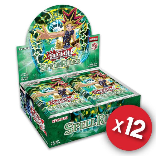 Spell Ruler Yu-Gi-Oh! - Spell Ruler 25th Anniversary Case (12 Count) | Gathering Games