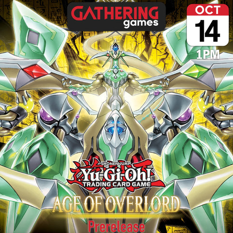 Yu-Gi-Oh! TCG: Age Of Overlord Prerelease Event | 14th Oct 2023 | Skipton - Gathering Games