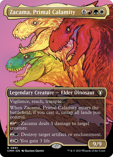 Zacama, Primal Calamity (Borderless Art) - Gathering Games