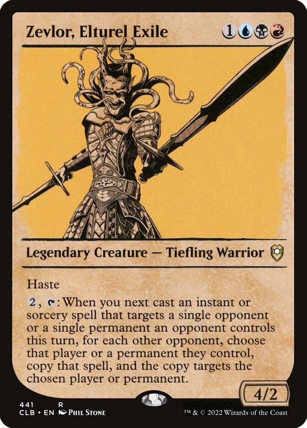 Zevlor, Elturel Exile (Rulebook Art) - Foil - 1